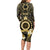 Niue Women's Day Long Sleeve Bodycon Dress With Polynesian Pattern LT05 - Polynesian Pride