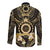 Niue Women's Day Long Sleeve Button Shirt With Polynesian Pattern LT05 - Polynesian Pride