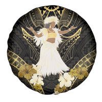 Niue Women's Day Spare Tire Cover With Polynesian Pattern