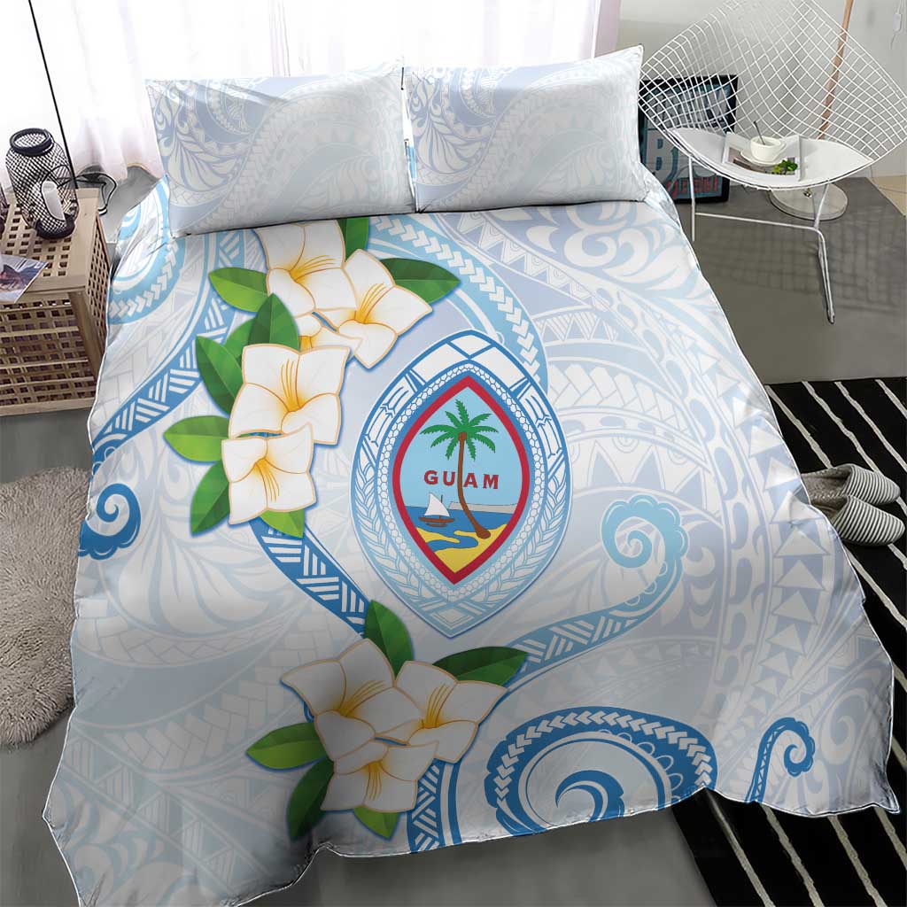 Guam Chamorro Bedding Set Guasali Flowers Curves Style LT05 - Polynesian Pride