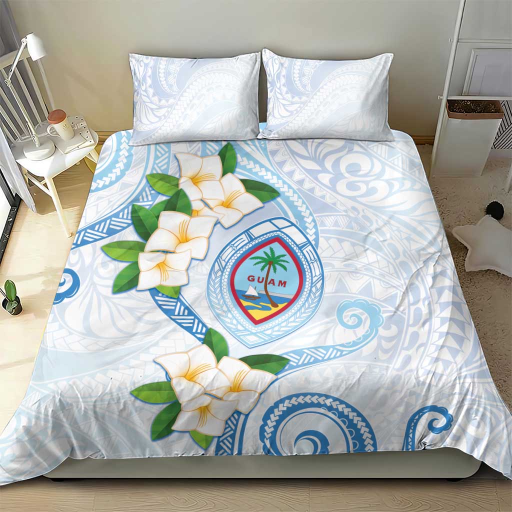 Guam Chamorro Bedding Set Guasali Flowers Curves Style LT05 - Polynesian Pride
