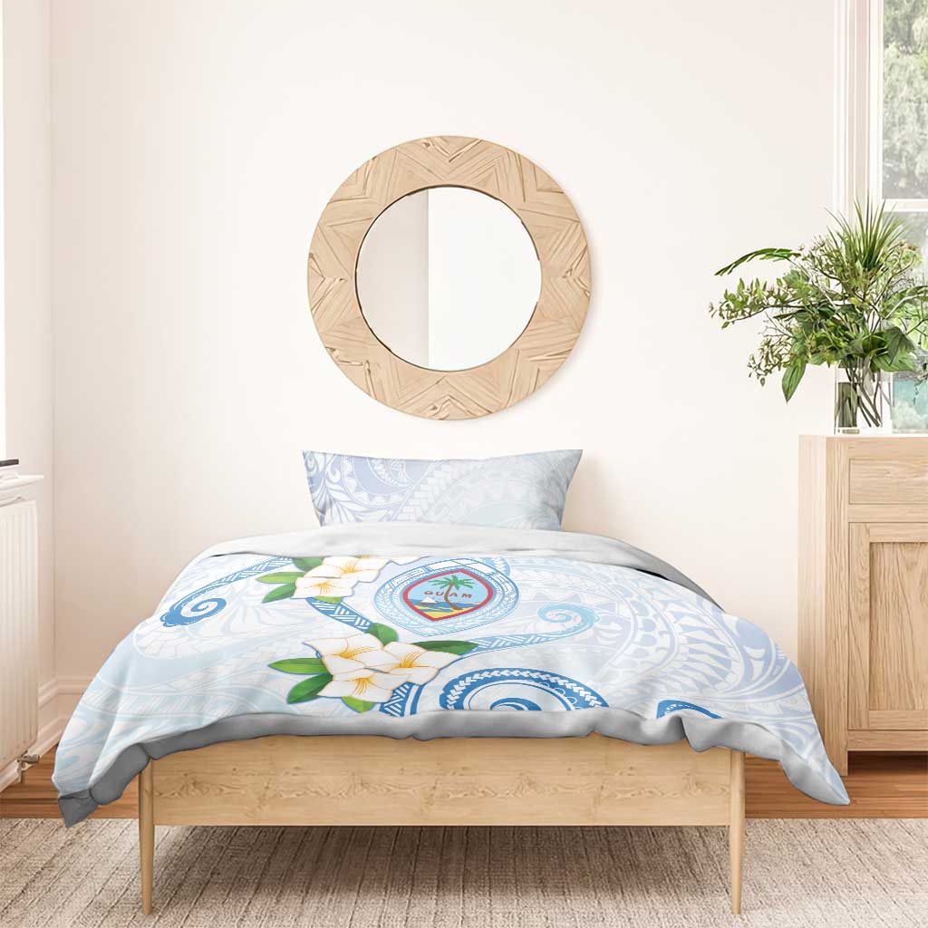 Guam Chamorro Bedding Set Guasali Flowers Curves Style LT05 - Polynesian Pride