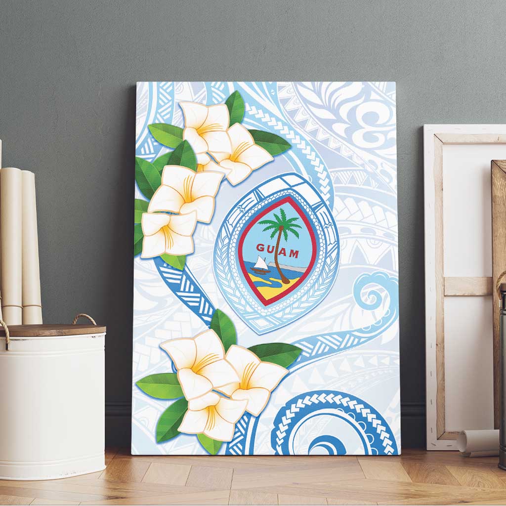 Guam Chamorro Canvas Wall Art Guasali Flowers Curves Style LT05 - Polynesian Pride