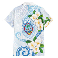 Guam Chamorro Family Matching Puletasi and Hawaiian Shirt Guasali Flowers Curves Style