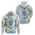 Guam Chamorro Hoodie Guasali Flowers Curves Style