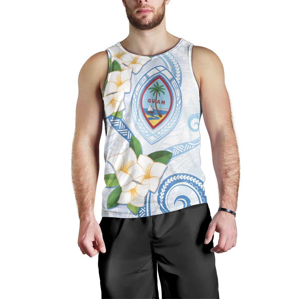 Guam Chamorro Men Tank Top Guasali Flowers Curves Style