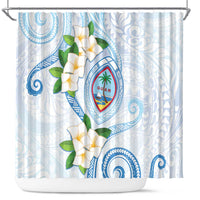 Guam Chamorro Shower Curtain Guasali Flowers Curves Style