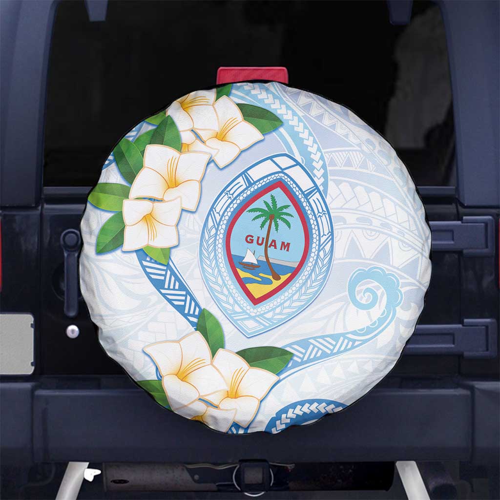 Guam Chamorro Spare Tire Cover Guasali Flowers Curves Style