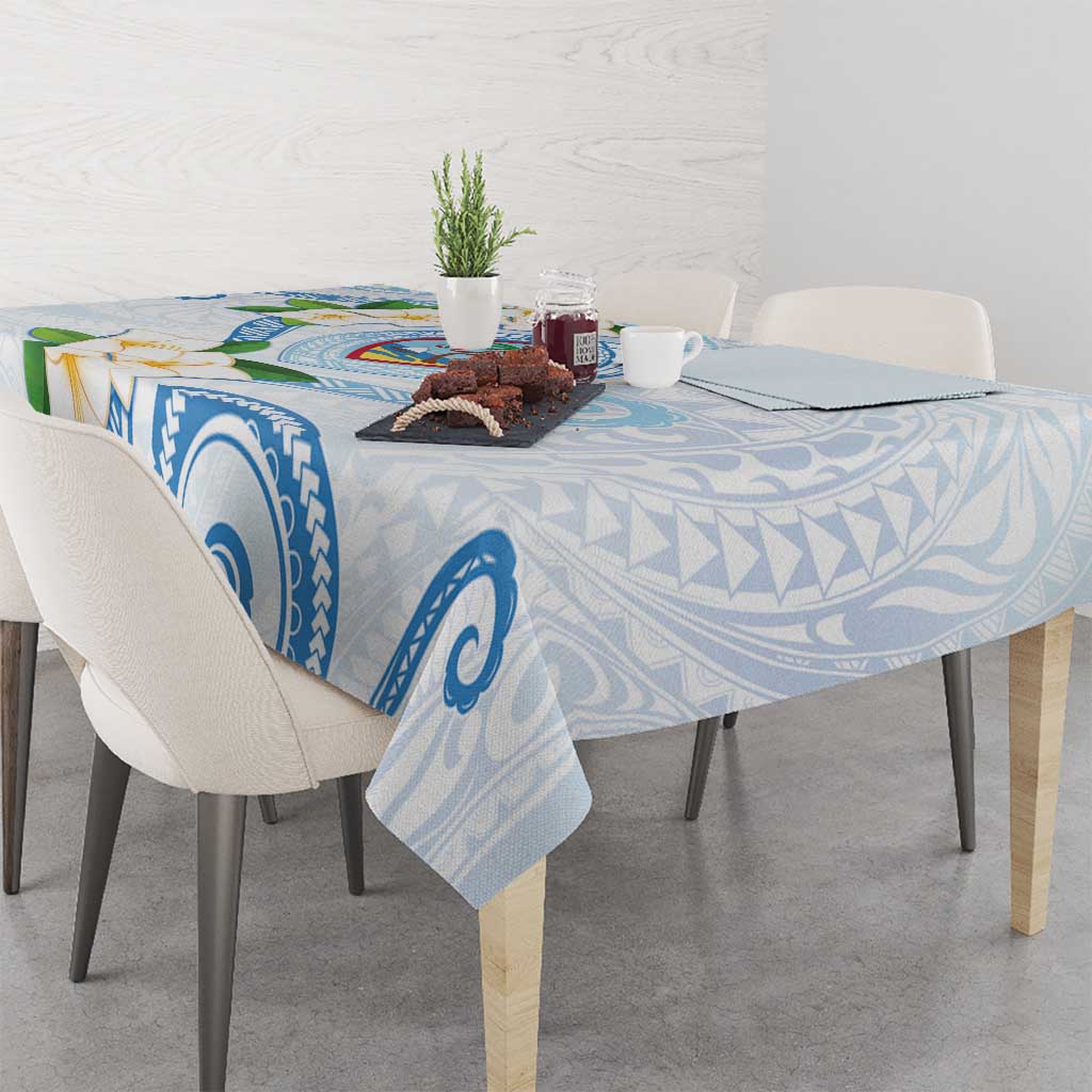 Guam Chamorro Tablecloth Guasali Flowers Curves Style LT05 - Polynesian Pride