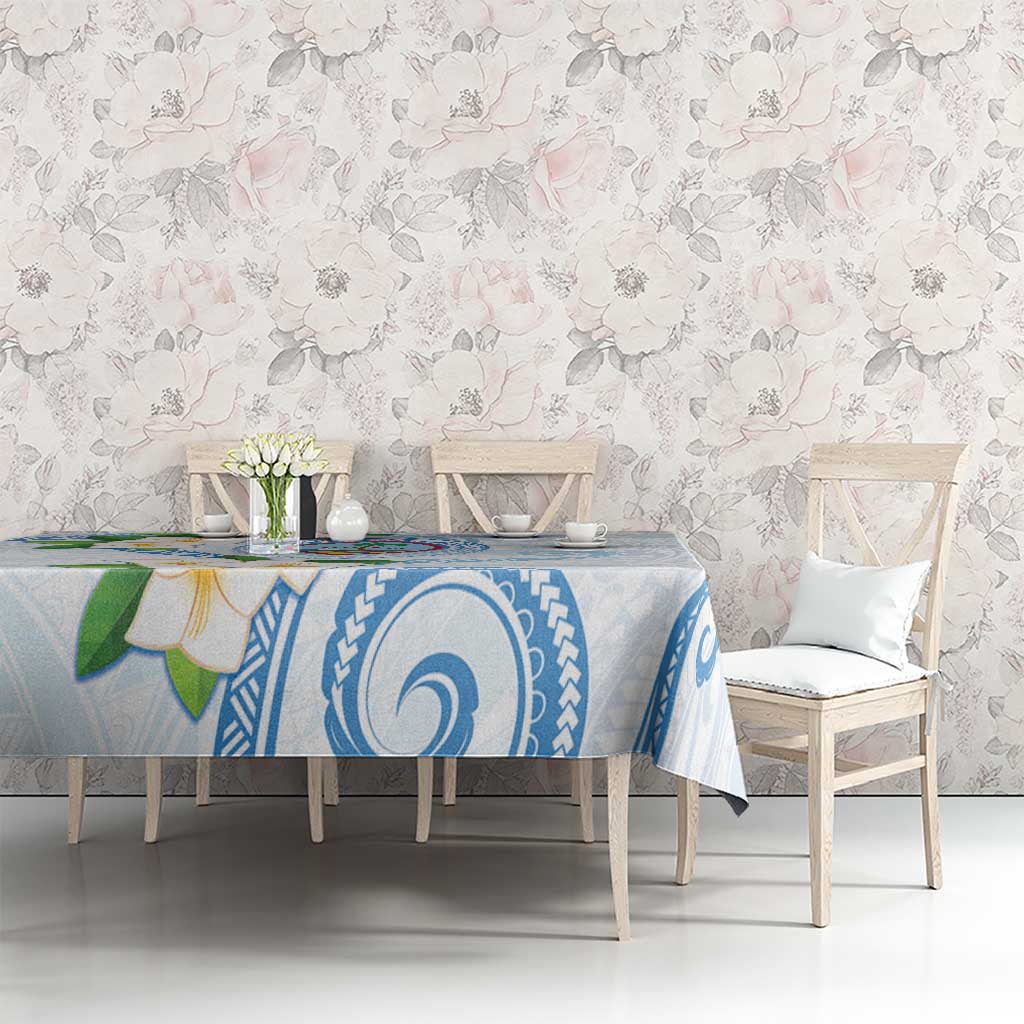 Guam Chamorro Tablecloth Guasali Flowers Curves Style LT05 - Polynesian Pride