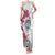 Guam Chamorro Family Matching Tank Maxi Dress and Hawaiian Shirt Curves Polynesian Tattoo Mix Bougainvillea
