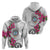 Guam Chamorro Hoodie Curves Polynesian Tattoo Mix Bougainvillea