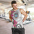 Guam Chamorro Men Tank Top Curves Polynesian Tattoo Mix Bougainvillea