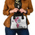Guam Chamorro Shoulder Handbag Curves Polynesian Tattoo Mix Bougainvillea