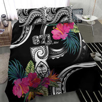 Hafa Adai Guam Bedding Set Polynesian Tattoo Tropical Flowers LT05 - Polynesian Pride