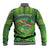 Personalised Hawaii Saint Patrick's Day Baseball Jacket Let's Get Fit Shaced