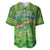 Personalised Hawaii Saint Patrick's Day Baseball Jersey Let's Get Fit Shaced