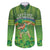 Personalised Hawaii Saint Patrick's Day Family Matching Mermaid Dress and Hawaiian Shirt Let's Get Fit Shaced
