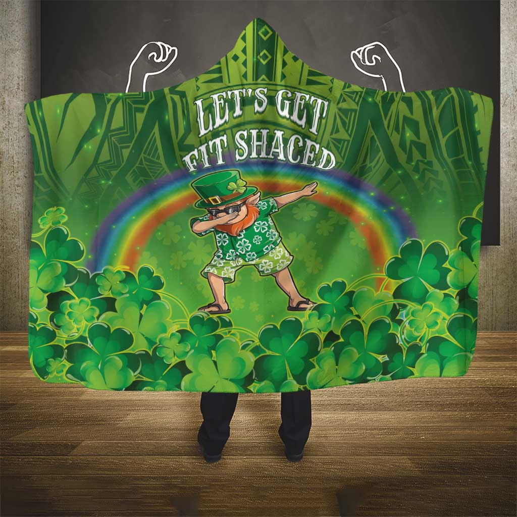 Hawaii Saint Patrick's Day Hooded Blanket Let's Get Fit Shaced