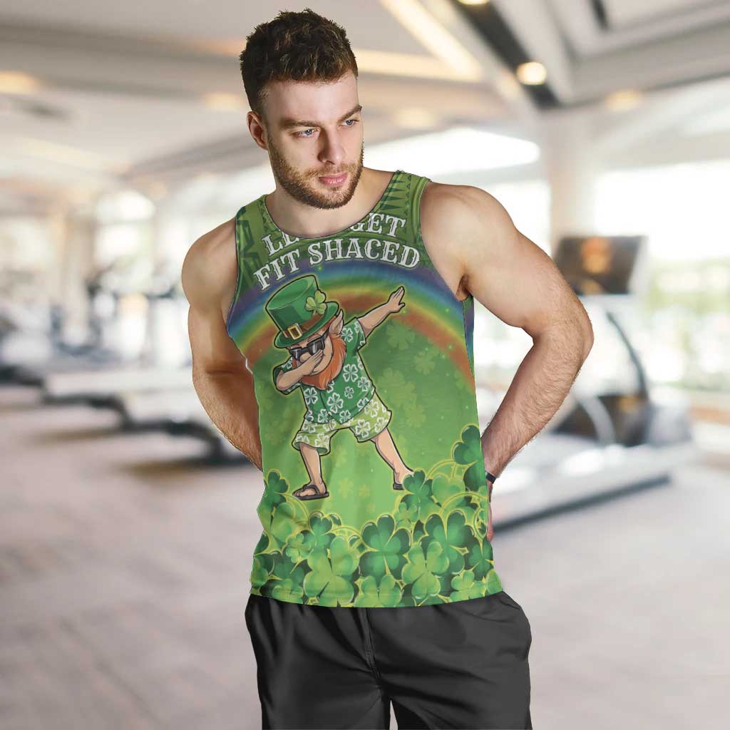 Personalised Hawaii Saint Patrick's Day Men Tank Top Let's Get Fit Shaced