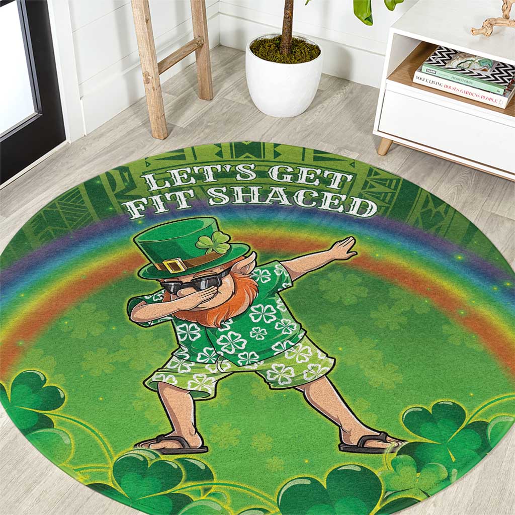 Hawaii Saint Patrick's Day Round Carpet Let's Get Fit Shaced