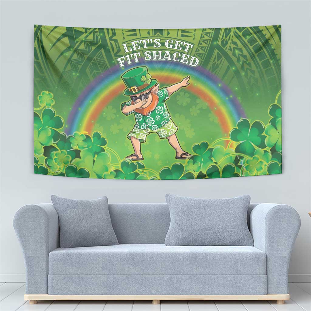 Hawaii Saint Patrick's Day Tapestry Let's Get Fit Shaced