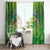 Hawaii Saint Patrick's Day Window Curtain Let's Get Fit Shaced