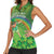 Personalised Hawaii Saint Patrick's Day Women Sleeveless Polo Shirt Let's Get Fit Shaced