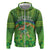 Personalised Hawaii Saint Patrick's Day Zip Hoodie Let's Get Fit Shaced