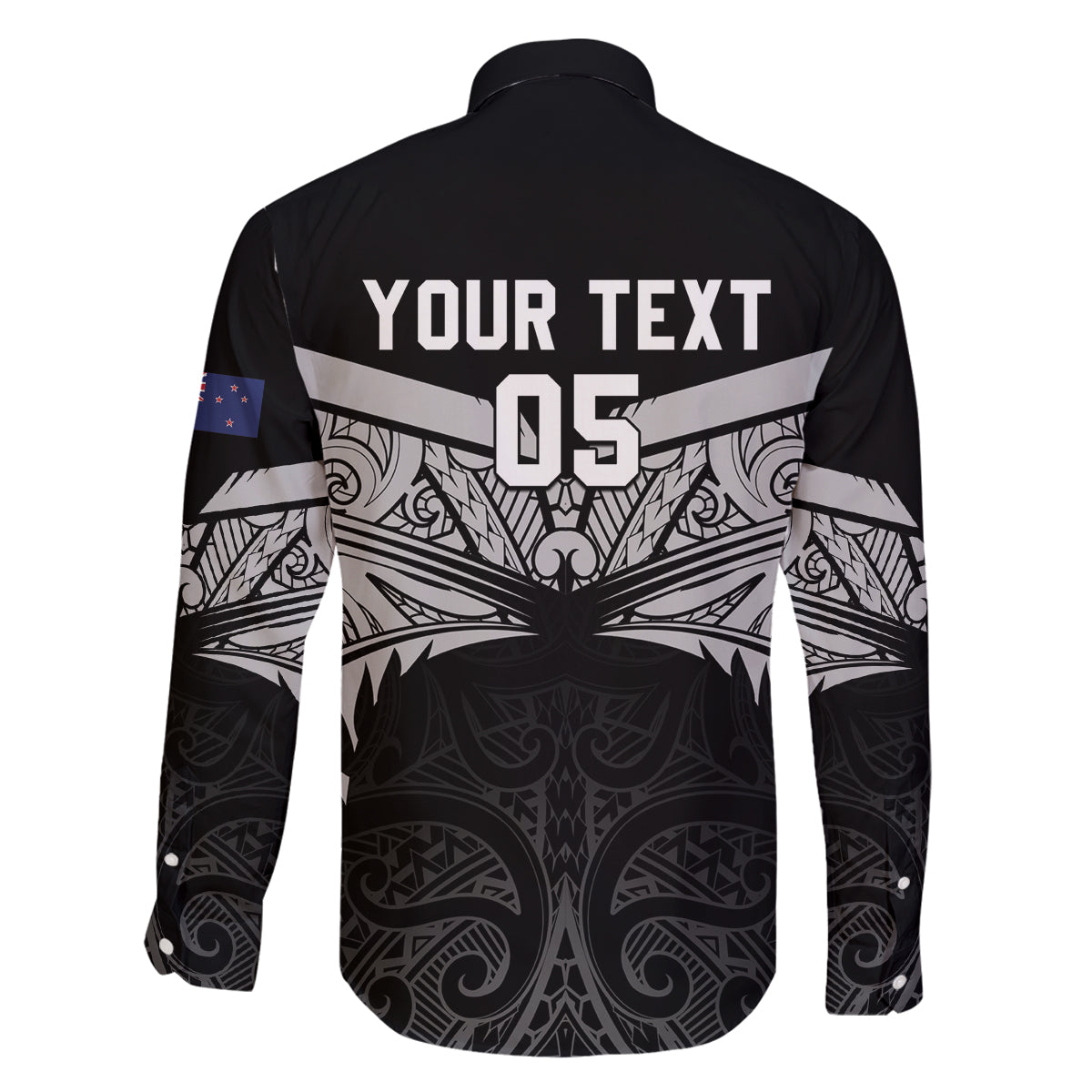 Custom New Zealand Cricket Family Matching Long Sleeve Bodycon Dress and Hawaiian Shirt Go Champions World Cup 2024 With Maori Pattern LT05 - Polynesian Pride