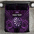 Personalised New Zealand Darts Bedding Set Purple Dart Board Maori Pattern