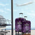 Personalised New Zealand Darts Luggage Cover Purple Dart Board Maori Pattern