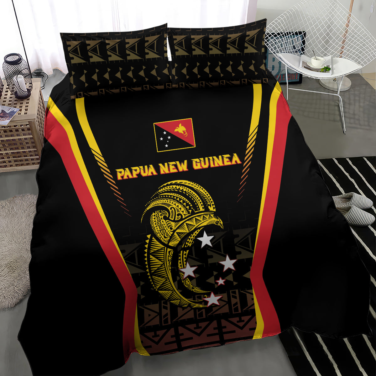 Papua New Guinea Cricket Bedding Set 2024 World Cup