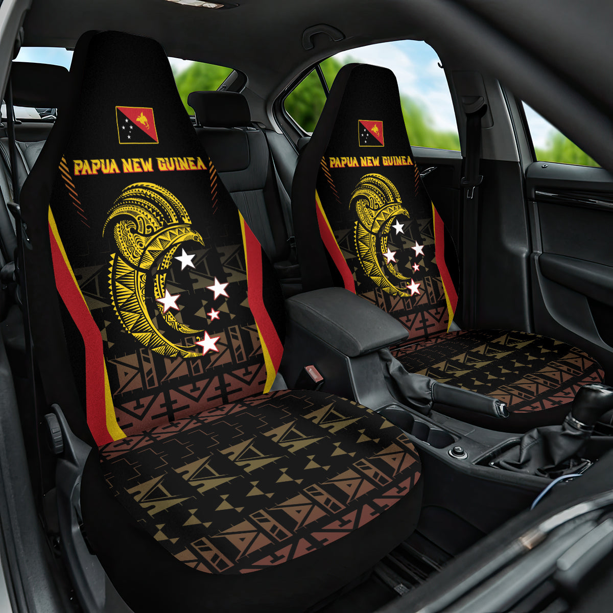 Papua New Guinea Cricket Car Seat Cover 2024 World Cup