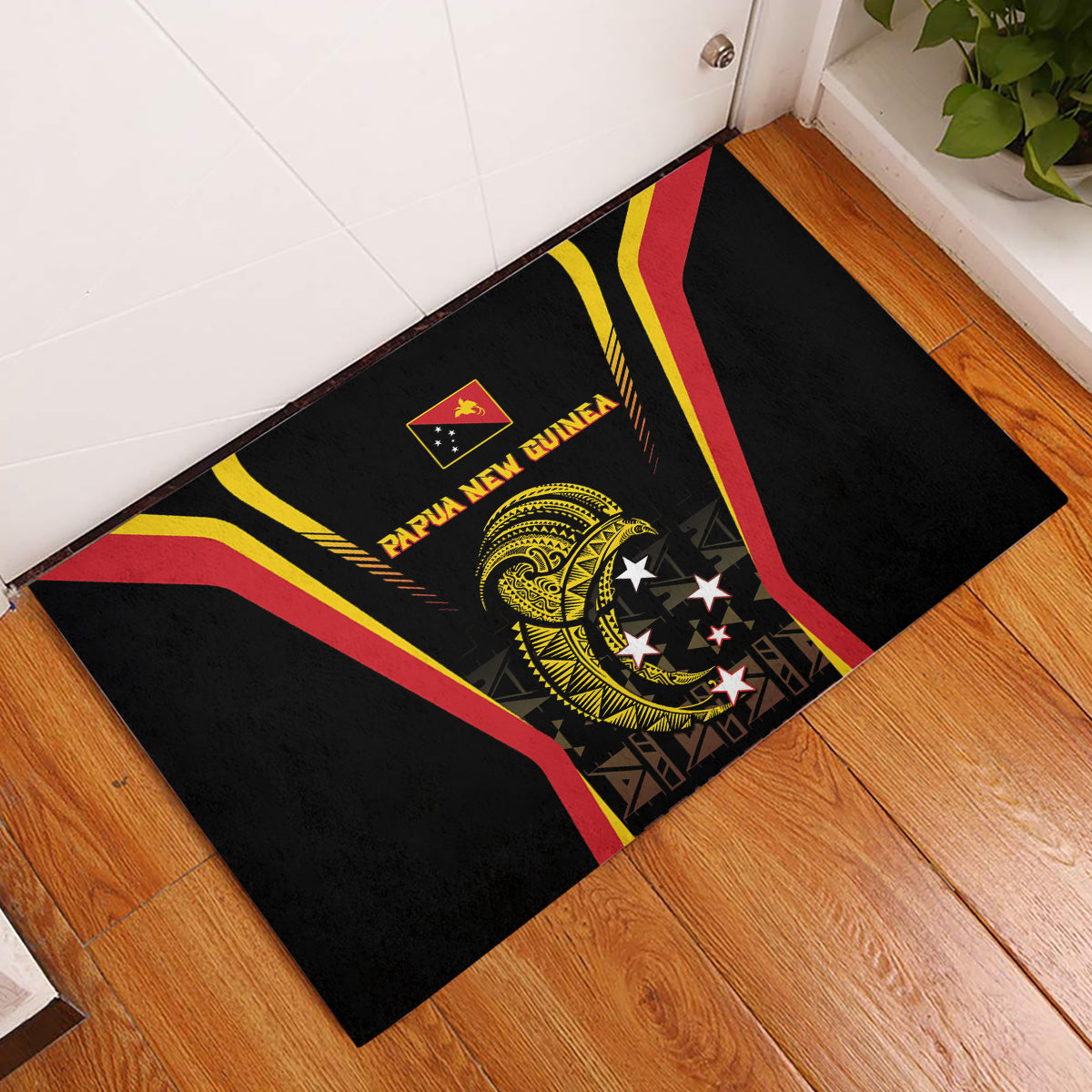 Papua New Guinea Cricket Rubber Doormat 2024 World Cup