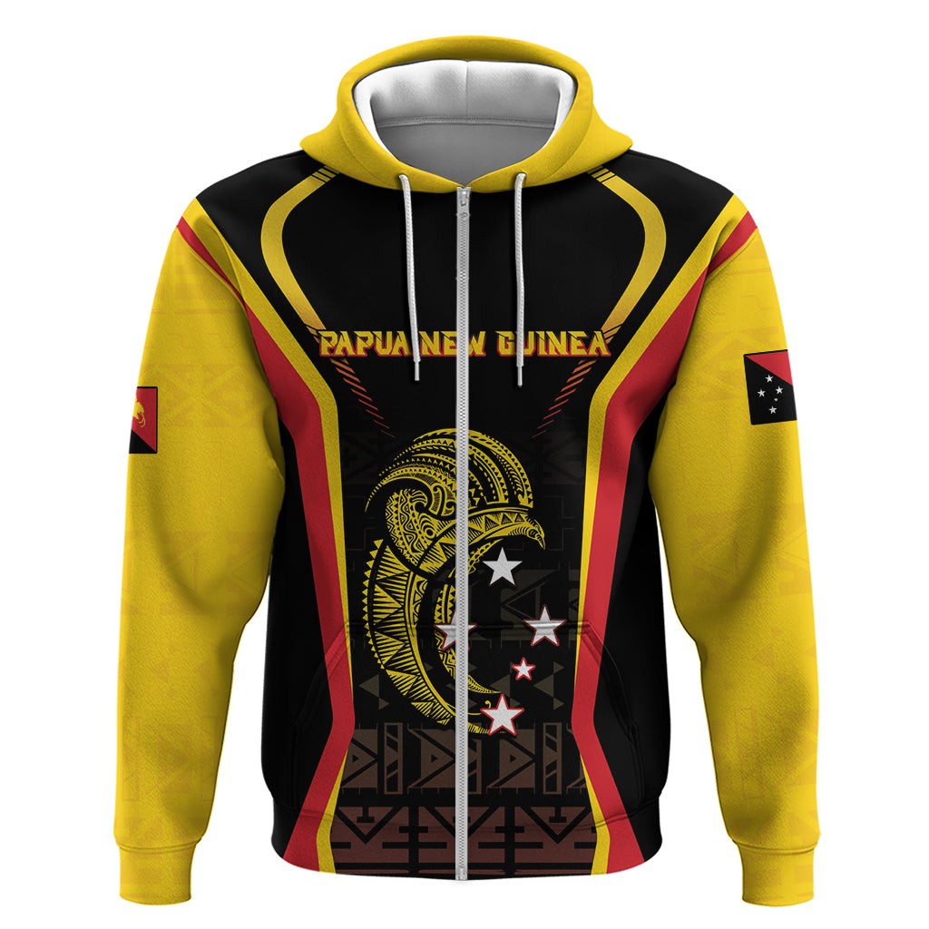 Custom Papua New Guinea Cricket Zip Hoodie 2024 World Cup