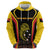 Custom Papua New Guinea Cricket Zip Hoodie 2024 World Cup