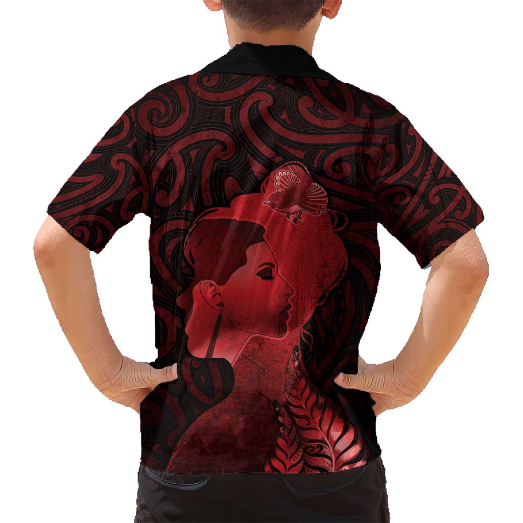 Aotearoa Mana Wahine Family Matching Long Sleeve Bodycon Dress and Hawaiian Shirt The Spiritual Power Of Women LT05 - Polynesian Pride
