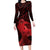 Aotearoa Mana Wahine Family Matching Long Sleeve Bodycon Dress and Hawaiian Shirt The Spiritual Power Of Women