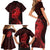 Aotearoa Mana Wahine Family Matching Short Sleeve Bodycon Dress and Hawaiian Shirt The Spiritual Power Of Women