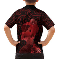 Aotearoa Mana Wahine Family Matching Tank Maxi Dress and Hawaiian Shirt The Spiritual Power Of Women