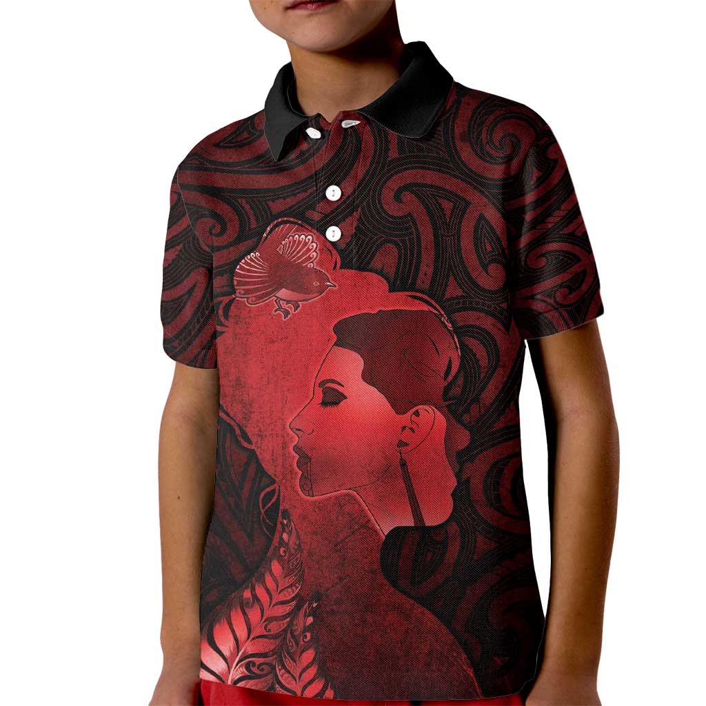 Aotearoa Mana Wahine Kid Polo Shirt The Spiritual Power Of Women