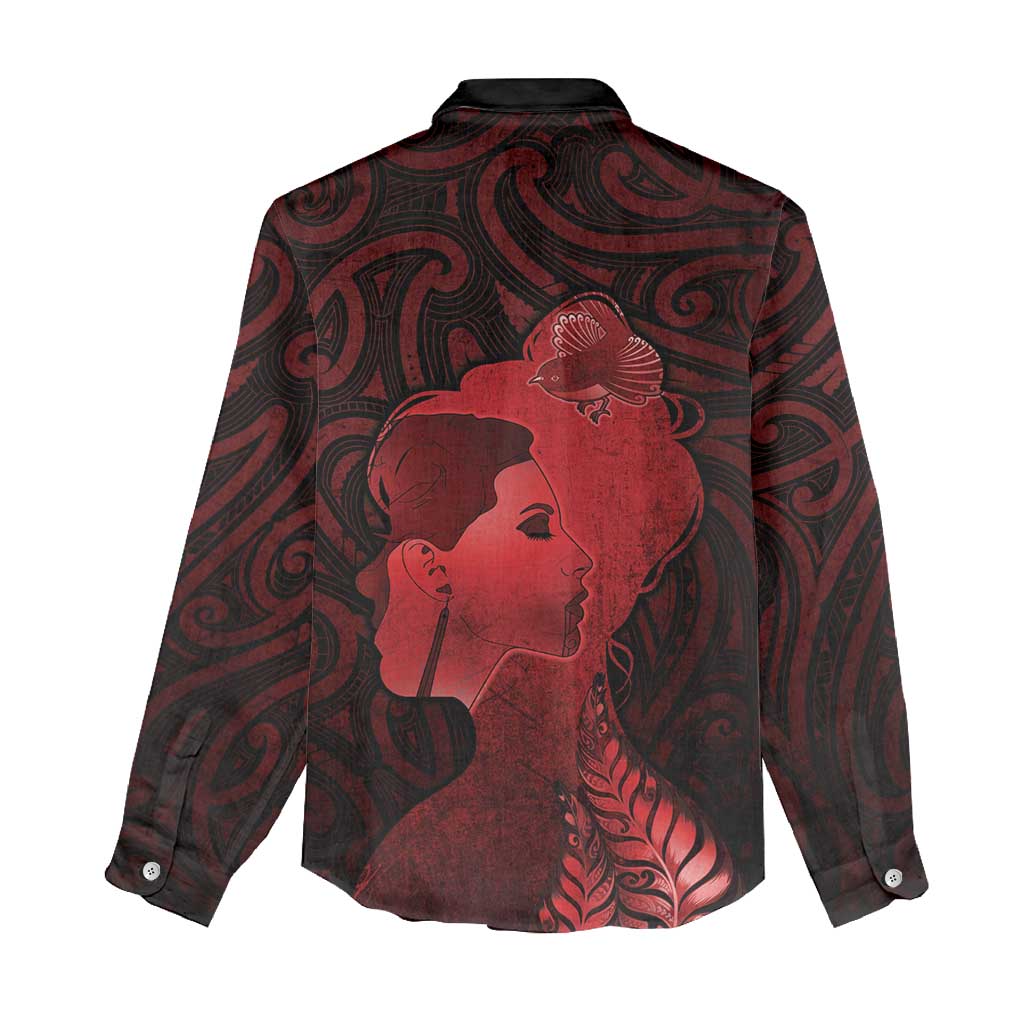 Aotearoa Mana Wahine Women Casual Shirt The Spiritual Power Of Women LT05 - Polynesian Pride