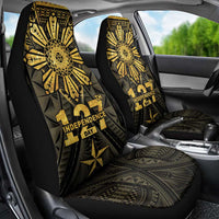 Philippines Independence Day Car Seat Cover Filipinos Sun Star Tribal