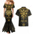 Personalised Philippines Independence Day Couples Matching Mermaid Dress and Hawaiian Shirt Filipinos Sun Star Tribal