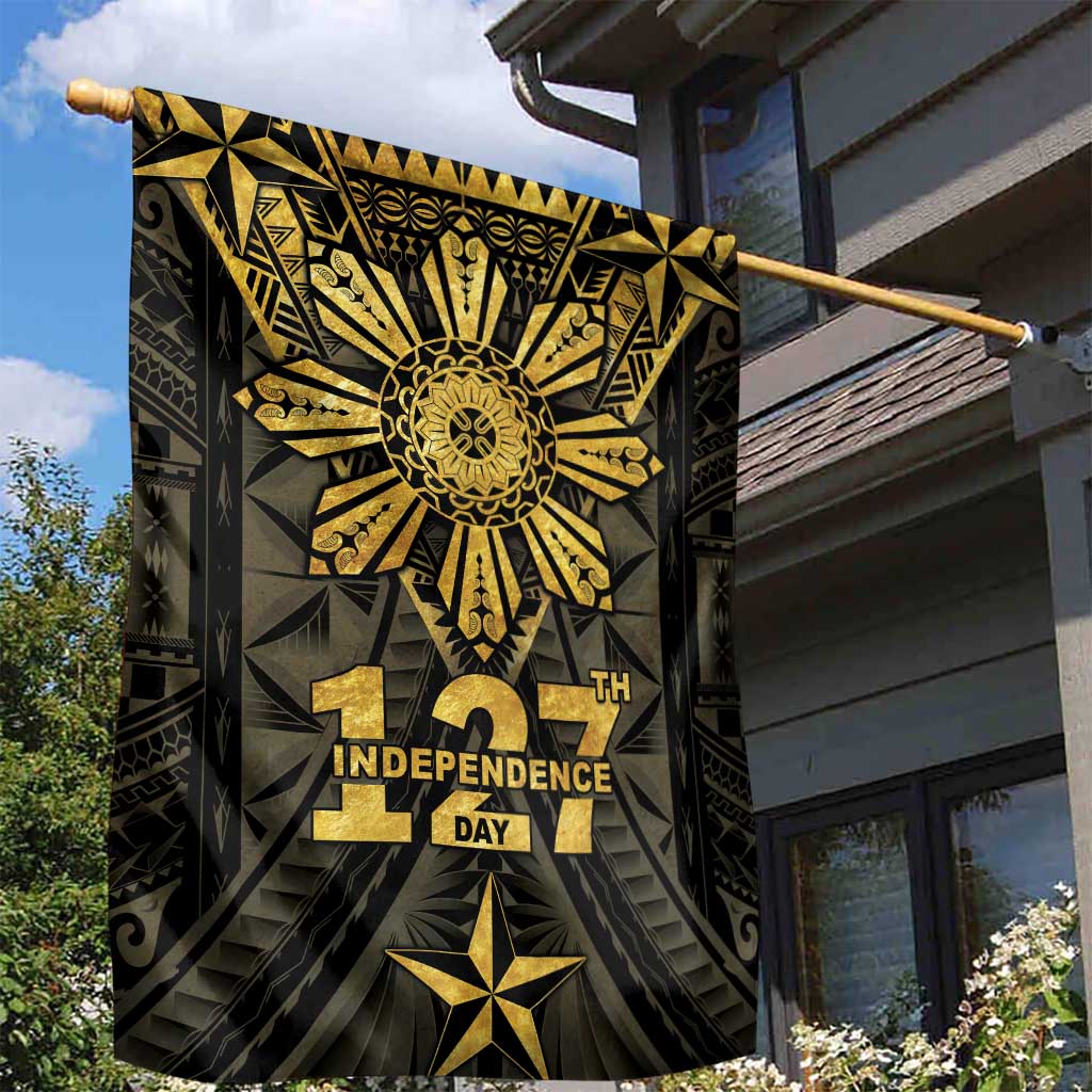 Philippines Independence Day Garden Flag Filipinos Sun Star Tribal