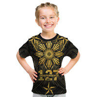 Personalised Philippines Independence Day Kid T Shirt Filipinos Sun Star Tribal