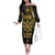 Personalised Philippines Independence Day Off The Shoulder Long Sleeve Dress Filipinos Sun Star Tribal