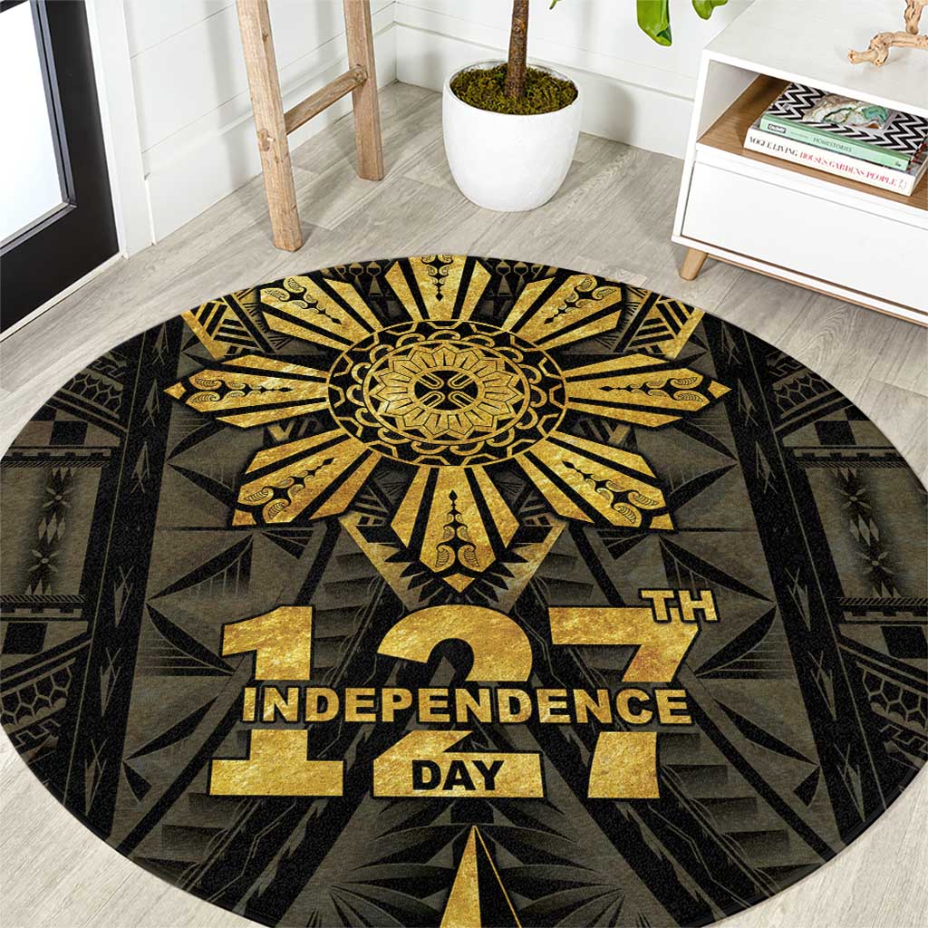 Philippines Independence Day Round Carpet Filipinos Sun Star Tribal