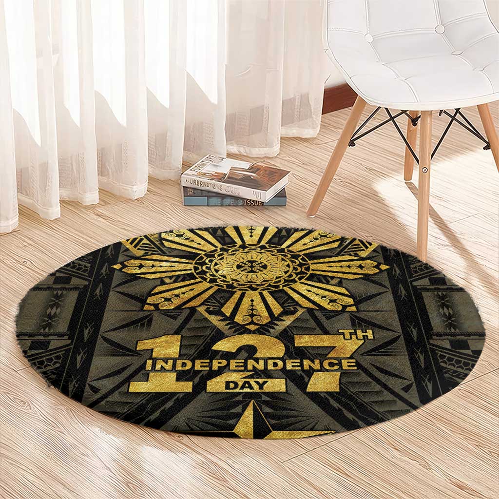 Philippines Independence Day Round Carpet Filipinos Sun Star Tribal
